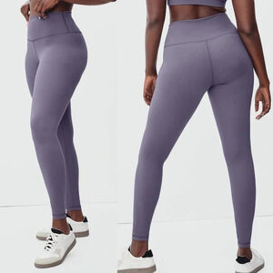 Everlane Dusty Purple Plum High Rise Perform Ankle Leggings Size Medium